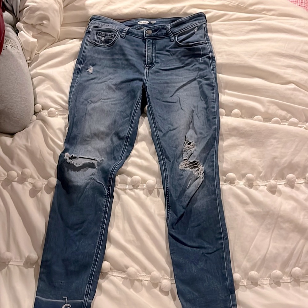 Old Navy Rockstar Super Skinny Ankle Jeans